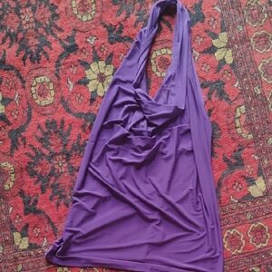 Purple Halter Top Size M